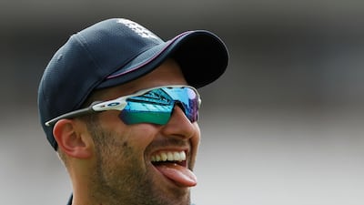 England's Mark Wood during nets. Paul Childs / Reuters