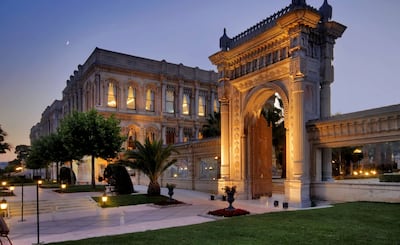 The hotel is dubbed the Grande Dame of the Bosphorus. Photo: Ciragan Palace Kempinski