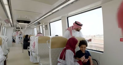 Authorities said it will take just five minutes to reach the site from the airport. Photo: Riyadh Expo 2030 / Twitter