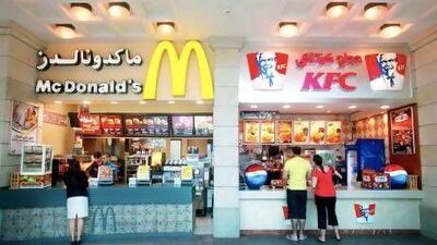 Restaurants that will be part of Galleria, Al Maryah Island: McDonald's and KFC