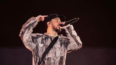 Guitarist and rapper Mike Shinoda from Linkin Park