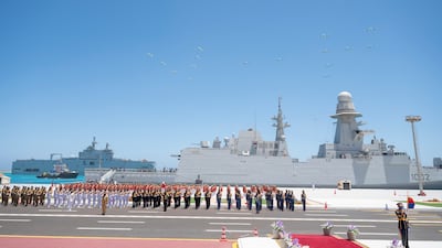 Fifty naval vessels were also commissioned into service.