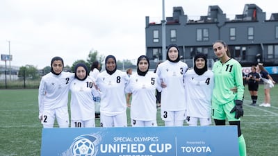 The UAE team lost in the final of the Special Olympics Unified Cup in Detroit to Namibia.