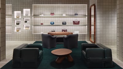 The newly reopened Bottega Veneta store in Mall of the Emirates stocks exclusive Sardine bags in exotic skins. Photo: Bottega Veneta