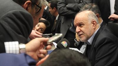 Iranian oil minister Bijan Zanganeh. REUTERS/Heinz-Peter Bader