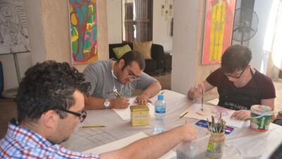 Artists of Mawaheb from Beautiful People. Courtesy Art Couture