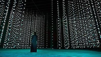 Squidsoup's 'Submergence', 2013-2020. Noor Riyadh 2021