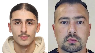 Ali Namdar, left, is thought to be a senior figure in the Foxtrot criminal network run by Rawa Majid, right. Photo: Europol / Swedish Police