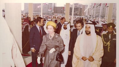 Sheikh Zayed and Queen Elizabeth of the United Kingdom inaugurated the hotel in 1979. Courtesy Le Méridien Abu Dhabi