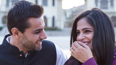 Asad Raza Khan and Meghana M Fareed play the Pakistani couple in Howzat. Courtesy Tall Tales Production and The Junction