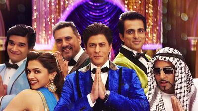 The cast of Happy New Year. Courtesy Red Chillies Entertainments