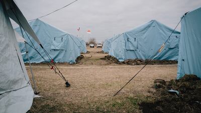 Immigration officers set up the Palanca refugee camp in just seven hours after the war started on February 24.