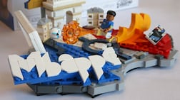 The Lego 'Football Highlights' set for Kylian Mbappe is one of many the Danish company is releasing this year for the Fifa World Cup. Reuters
