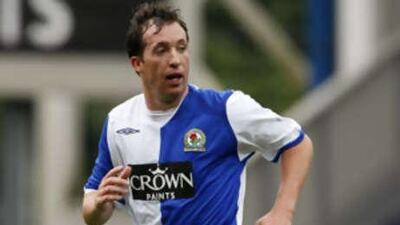 Robbie Fowler during a Blackburn friendly.