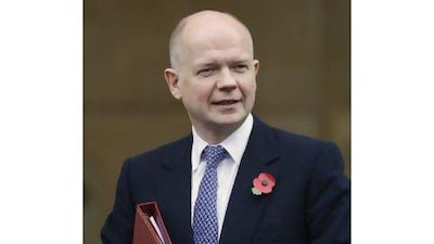William Hague, Britain's foreign secretary, yesterday became the first senior politician of the country to arrive in Israel since the coalition government came to power in London in May.