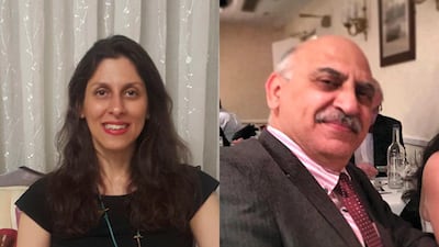 Nazanin Zaghari-Ratcliffe and Anoosheh Ashoori are both detained in Tehran but only Ms Zaghari-Ratcliffe's case is widely publicised. AP
