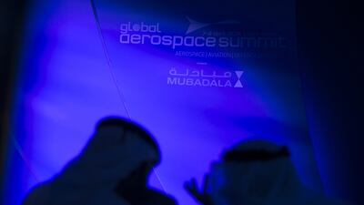 Above, attendees of the second Global Aerospace Summit in 2014. The third edition of the summit will be held under the first-ever Abu Dhabi Aviation and Aerospace Week. Silvia Razgova / The National