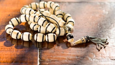 Komboloi, similar to Islamic prayer beads, now come in a range of shapes, colours and materials from Greece to the US and Australia. Courtesy Komboloi NYC