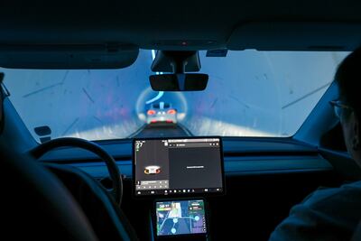 A similar system is set to launch in Dubai and could help with traffic (Joshua Longmore / The National)