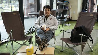 Do Kwon, co-founder and chief executive of Terraform Labs, at the company's office in Seoul. Bloomberg