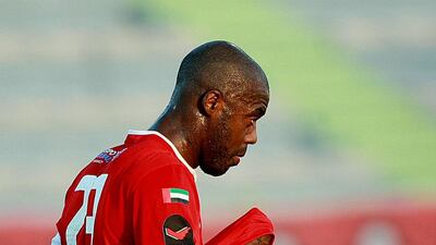 Al Ahli striker Grafite was singled out for praise by his coach, Cosmin Olaroiu, for his work rate during a 1-0 win over Al Ain. Satish Kumar / The National