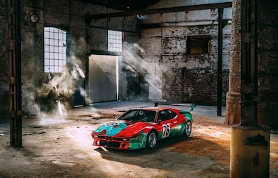 Andy Warhol's Art Car raced for the first and only time at the 24 Hours of Le Mans in 1979. Photo: BMW Group Middle East