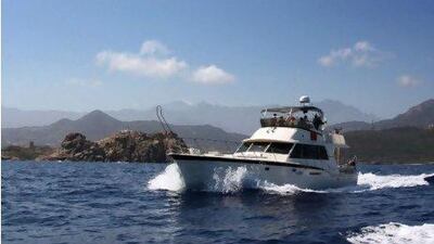 A ship flying the French flag off the coast of Corsica on its way to join the pro-Palestinian aid flotilla which plans to break the Israeli-imposed blockade of Gaza. Murielle Kasprzak / AFP Photo