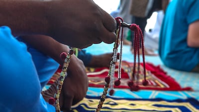 Friday prayers are performed at the mosque