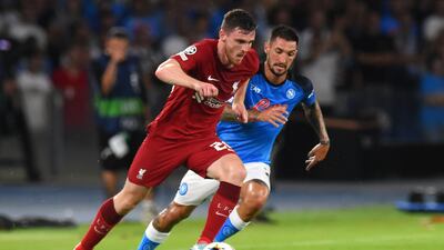 Andrew Robertson - 5. The Scot got up and down the line and will be grateful that Napoli’s most threatening moments did not occur on his flank. His link play with Diaz is slowly improving. PA