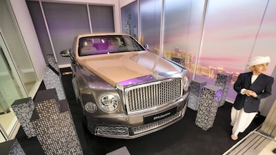 This Mulsanne is yours for Dh2.2 million. Chris Whiteoak / The National