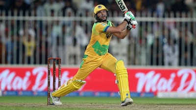 Shahid Afridi (Multan Sultans) Whisper it quietly, but Afridi was beginning to show signs of ageing last time he was here, when he coasted through the T10 League in Sharjah. He did, however, play a full programme of Bangladesh Premier League fixtures, to decent effect. And nobody will be more popular with UAE crowds than Afridi, who turns 39 on March 1. Chris Whiteoak / The National