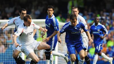 2007-08: Chelsea could only manage a 1-1 draw with Bolton at Stamford Bridge. Getty