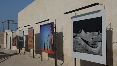 The outdoor exhibition of art, photography and sculpture is hosted by the Sheikh Saud bin Saqr Al Qasimi Foundation for Policy Research