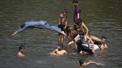People stay cool during Ramadan in Islamabad, Pakistan. BK Bangash / AP Photo