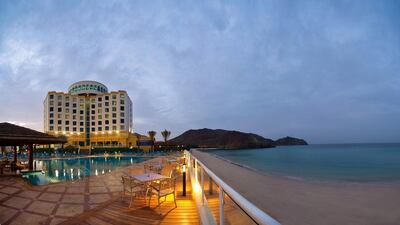 Oceanic Khorfakkan Resort & Spa is offering special deals to mark the one-year anniversary of the property's renovation. Courtesy Oceanic Khorfakkan Resort & Spa