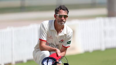 Lancashire's Graham Onions in a pre season warm up game against a UAE XI. Chris Whiteoak / The National