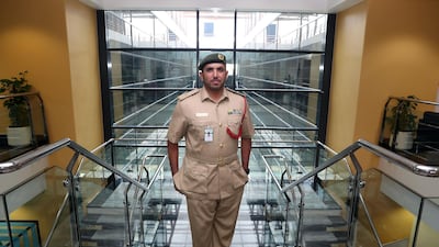 Hamad Rashed Al Marri, Director of central jail operations, at Dubai Female Prison in Al Awir. Chris Whiteoak/The National