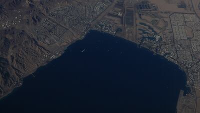 The Gulf of Aqaba in the north of the Red Sea. Reuters