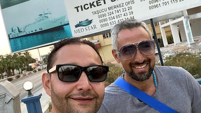 Mr Lamaa felt compelled to come to the aid of the homeland he left when he was only three. Courtesy Eddie Lamaa