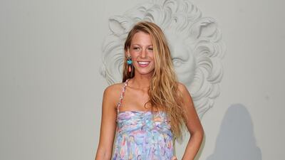 Blake Lively, in Chanel, arrives at the Chanel show as part of Paris Haute Couture Fashion Week on July 6, 2010 in Paris, France. Getty Images