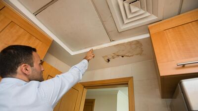 Mould is bound to come back unless water leakages are resolved. Jaime Puebla / The National