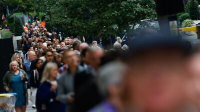 Thousands of people are queueing in London to see Queen Elizabeth lying in state in Westminster Hall. Bloomberg