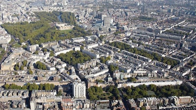 Belgrave Square in central London. The Duke of Westminster, who owns much of Mayfair and Belgravia, has called for changes to the planning regime regarding historic buildings. Photo: Fenton Whelan