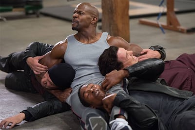 Terry Crews as police officer Lt Terry Jeffords in Brooklyn Nine-Nine. Photo: Fox