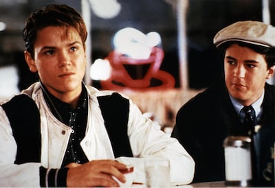River Phoenix and Matthew Perry in A Night in the Life of Jimmy Reardon. Alamy