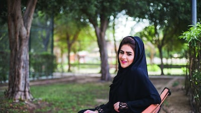 Noura Al Mubarak credits her educational achievements to her family. Alex Atack for The National