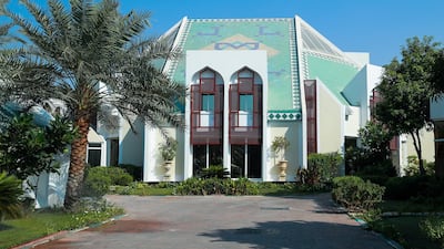 The Al Muraikhi house, a well known feature of Al Mushrif neighbourhood. Victor Besa / The National