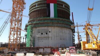 The Barakah Nuclear Power Plant Unit 1 site in the Western region of Abu Dhabi.