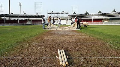 The pitch at the Sharjah Cricket Stadium will see some action after a long absence from international cricket.