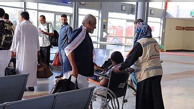 The final batch of Yemeni Hajj pilgrims leave for Saudi Arabia. WAM